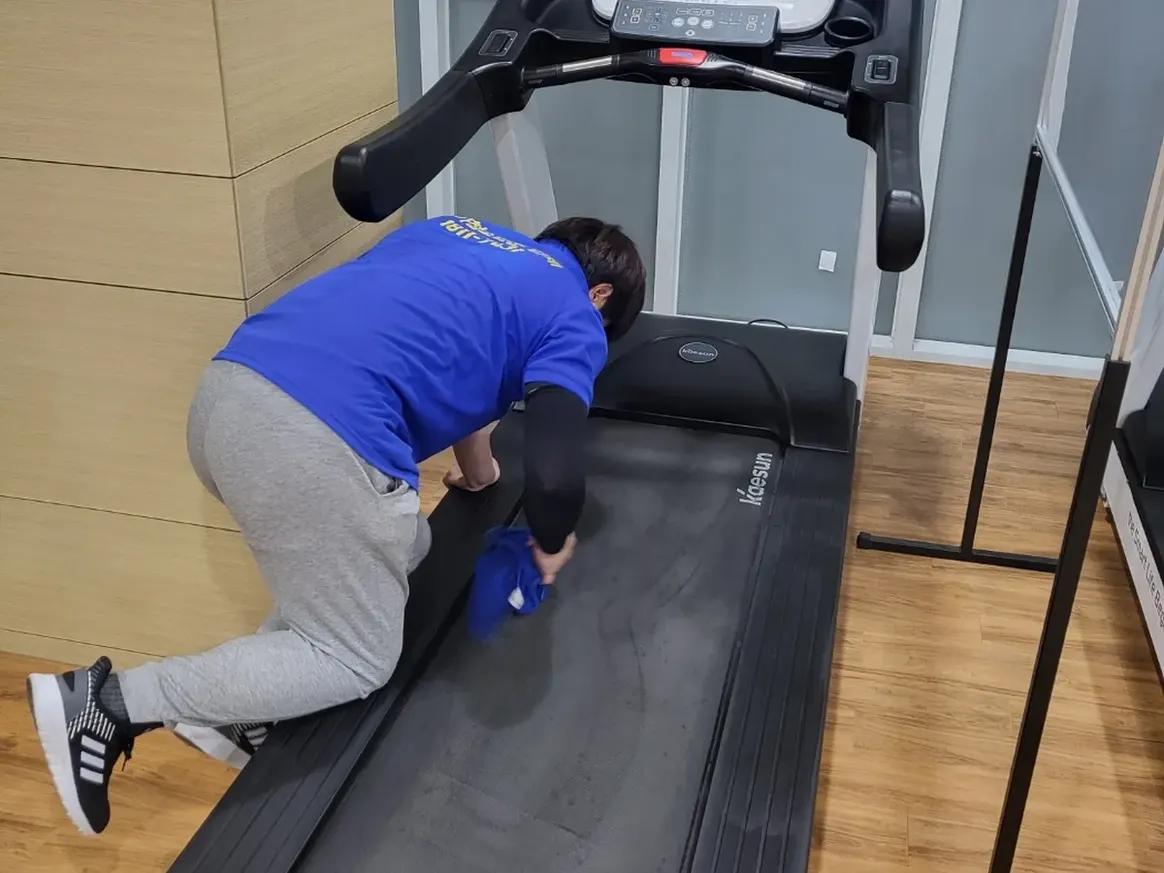 안산시 상록구 성포동 피트니스 라커 검사실 위생청소 사례 - 행진크린